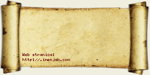 Andjelina Rajak vizit kartica